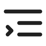 Text Hanging SVG Icon